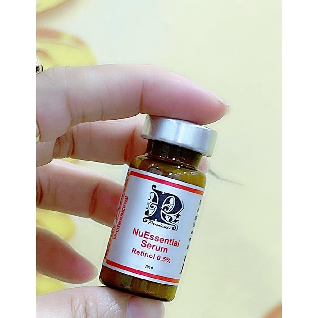 NuWhite NuEssential Serum Retinol 0.5% Vitamin B 1% Trẻ Hóa Da Tăng Sinh Collagen Da Căng Mịn Se Khít Lỗ Chân lông chính hãng date xa