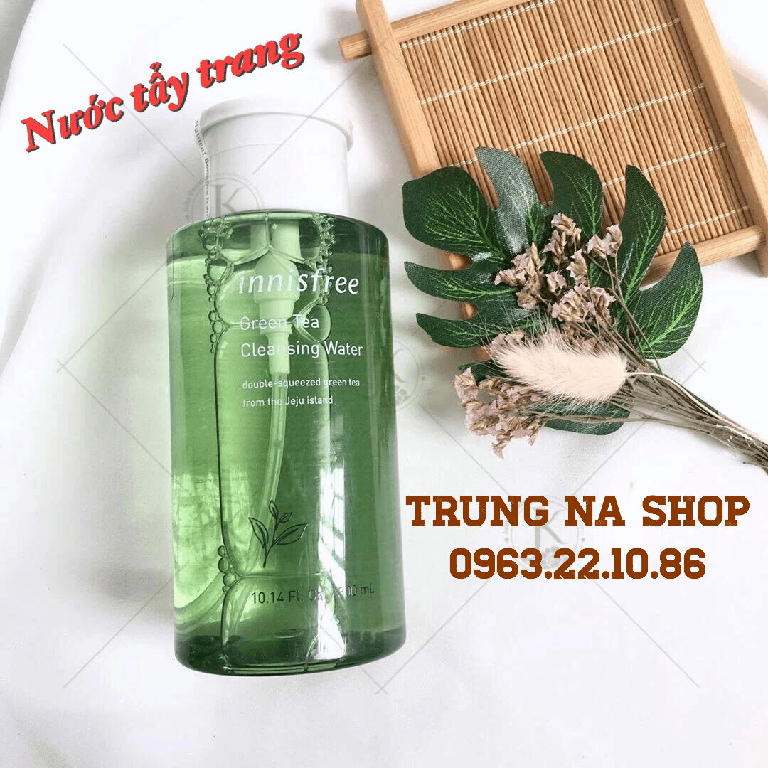 NƯỚC TẨY TRANG Innisfree Green Tea Cleansing Water (Hàn Quốc chính hãng 100%)