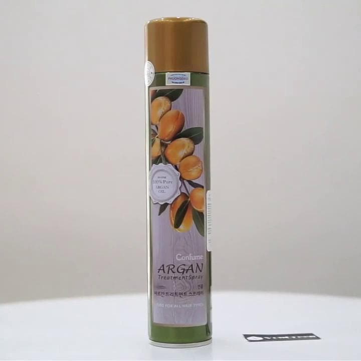 Gôm xịt tóc mềm Confume Argan Treatment Spray Hàn Quốc 300g
