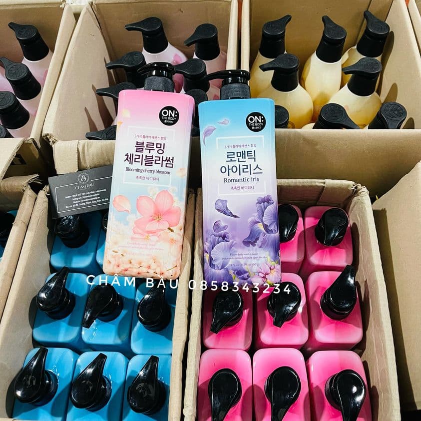 🍅Sữa tắm ON The Body🍅  -sữa tắm nước hoa giúp làn da mềm mại mịn màng 900 ml