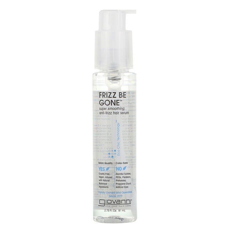 Giovanni Frizz Be Gone Super Smoothing Anti-Frizz Hair Serum (81 ml) - iHerb Việt Nam