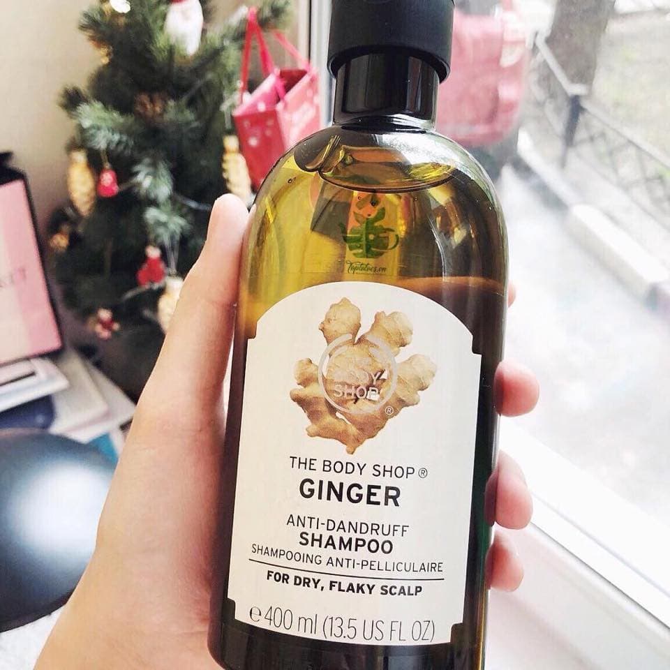Chai lớn 400ml DẦU GỘI GỪNG TƯƠI SẠCH GÀU MƯỢT TÓC THE BODY SHOP Made in UKChai lớn 400ml DẦU GỘI GỪNG TƯƠI SẠCH GÀU MƯỢT TÓC THE BODY SHOP Made in UK