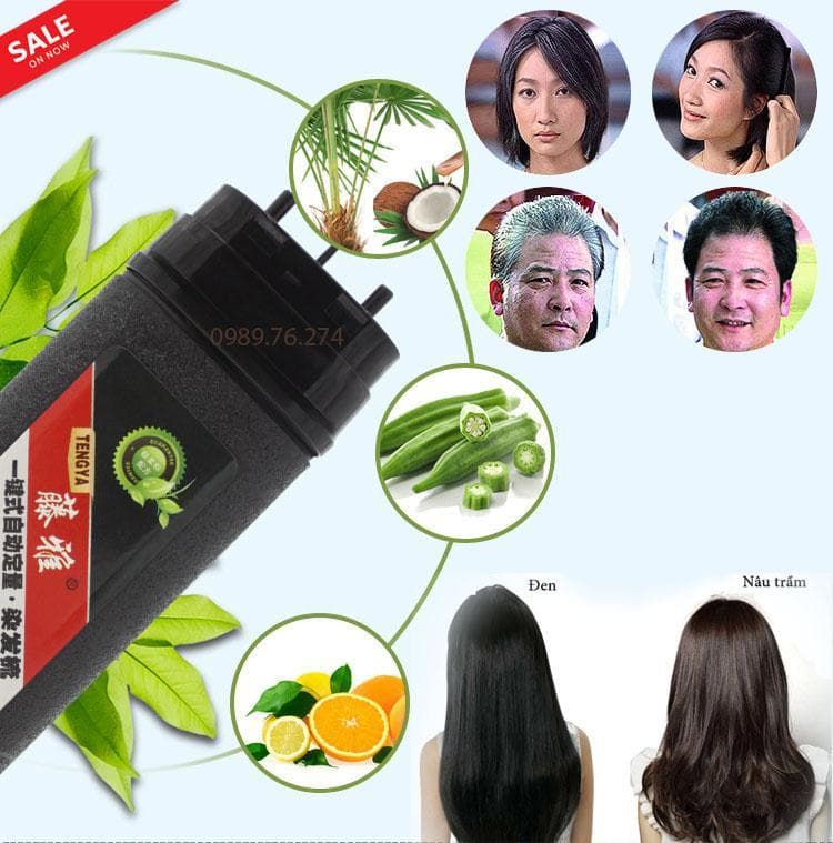 Thuốc nhuộm tóc Lược nhuộm tóc thông minh thế hệ mới - mẫu HOT hiện nay. Hàng cao cấp. Giảm Tới 50% Chỉ Hôm Nay