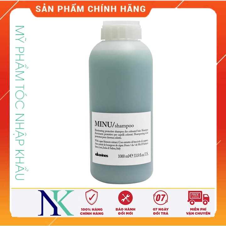 [HCM]Dầu Gội Bảo Vệ Và Tạo Bóng Dành Cho Tóc Nhuộm Minu 1000Ml