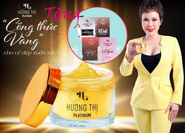 [HCM]Mặt nạ ngủ vàng 24K Hương Thị Platinum Gold Sleeping Mask Mỹ phẩm Hương Thị 60g + Tặng ngẫu nhiên mẫu thử nước hoa Hương Thị