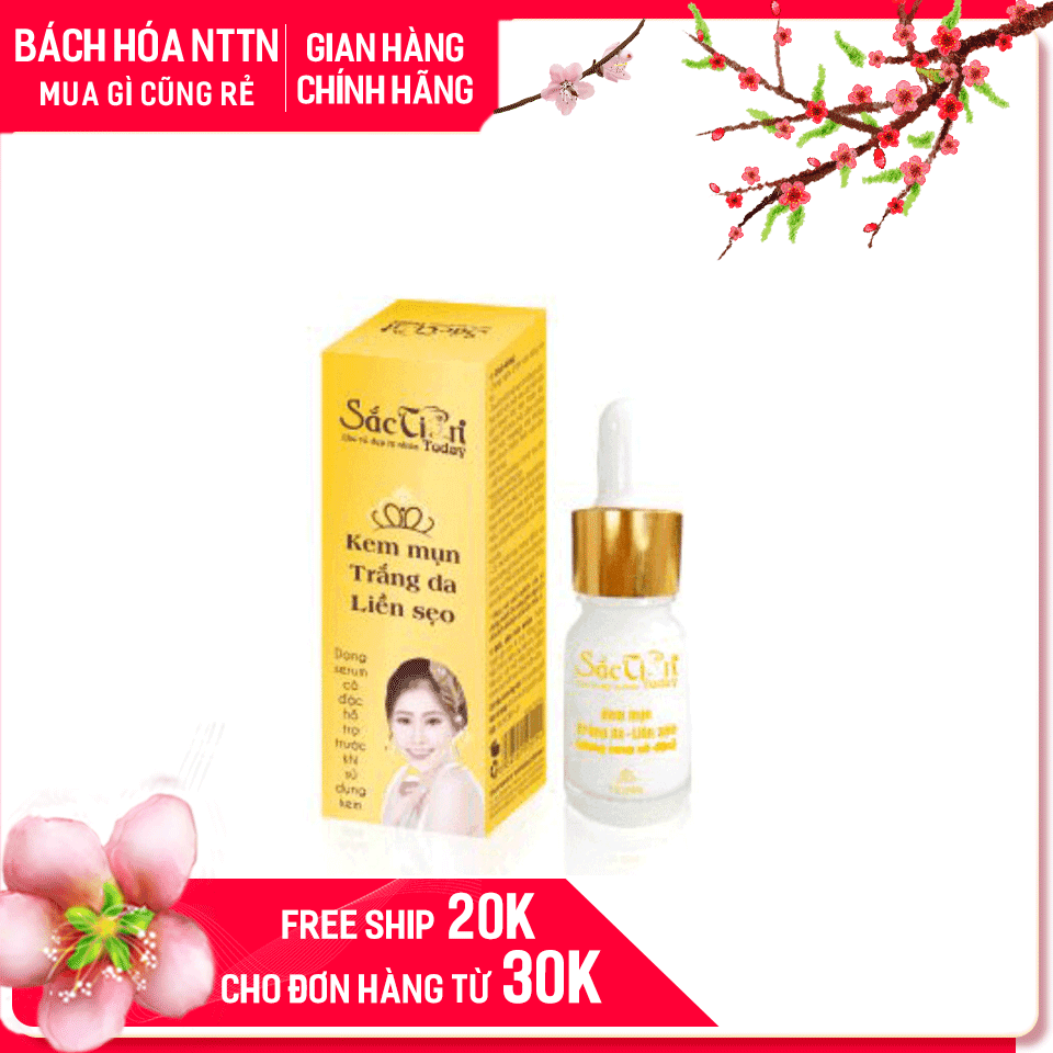 Sắc Tiên Today – Serum Cô Đặc Mụn Trắng Da Liền Sẹo 10ml - Bách hóa NTTN