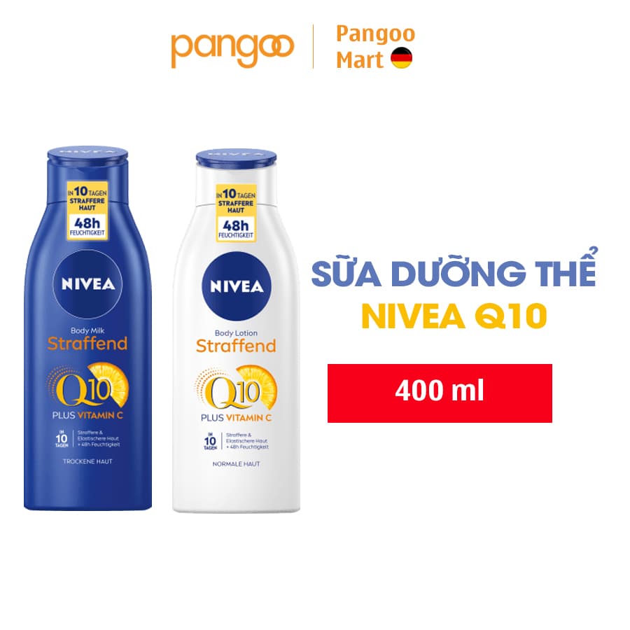 Sữa Dưỡng Thể Nivea Q10 Vitamin C - Sẵn 2 M&agraveu - H&agraveng Đức
