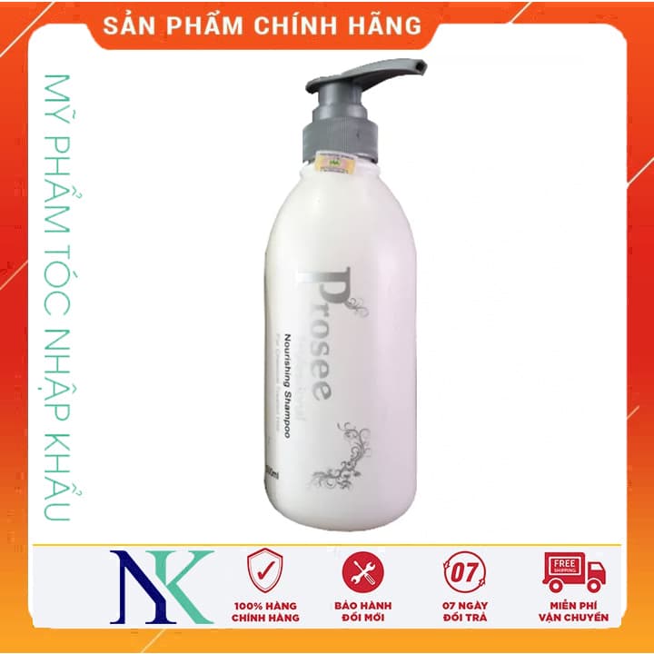 [HCM]Dầu Gội Phục Hồi Tóc Hư Tổn Suôn Mượt Prosee Nourishing 500Ml