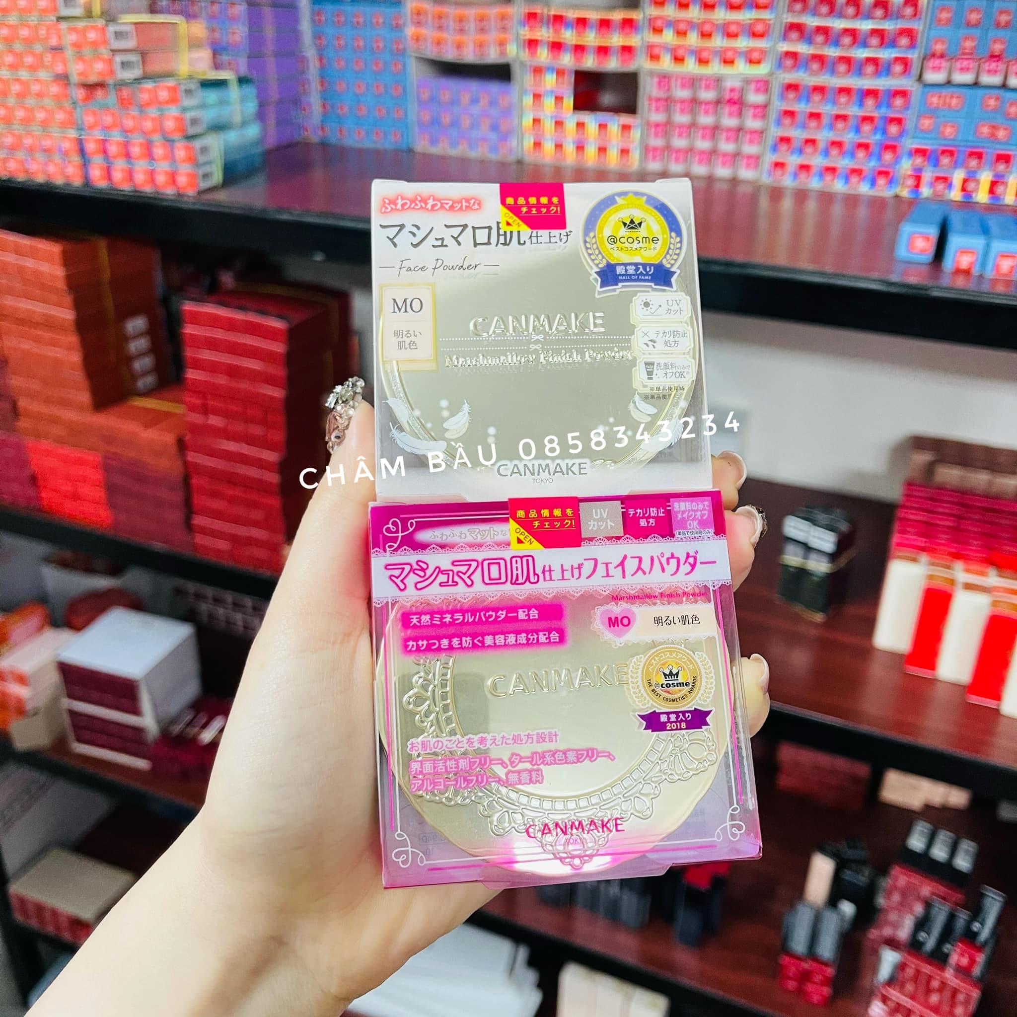 [ CHÍNH HÃNG ] 🍑Phấn Phủ Nén 🍑Trang Điểm Siêu Mịn Canmake Nội Địa Nhật