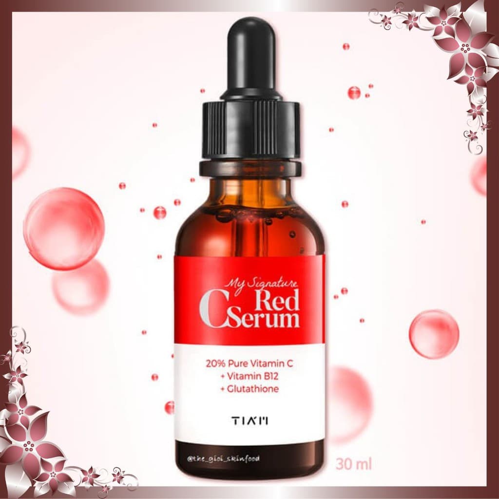 [RẺ NHẤT] [30ml] Tinh Chất Dưỡng Trắng  Dưỡng thâm Làm Đều Màu Da Tiam My Signature Red C Serum 30ml
