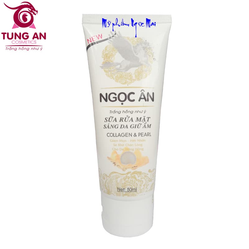 [HCM]Sữa rửa mặt sáng da Giữ ẩm NGỌC ÂN - 50ml