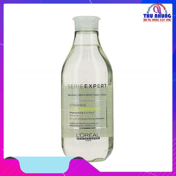 [HCM][LOREAL CHÍNH HÃNG] Dầu gội cho tóc dầu Loreal Serie Expert Citramine Pure Resource Oil Controlling Purifying shampoo