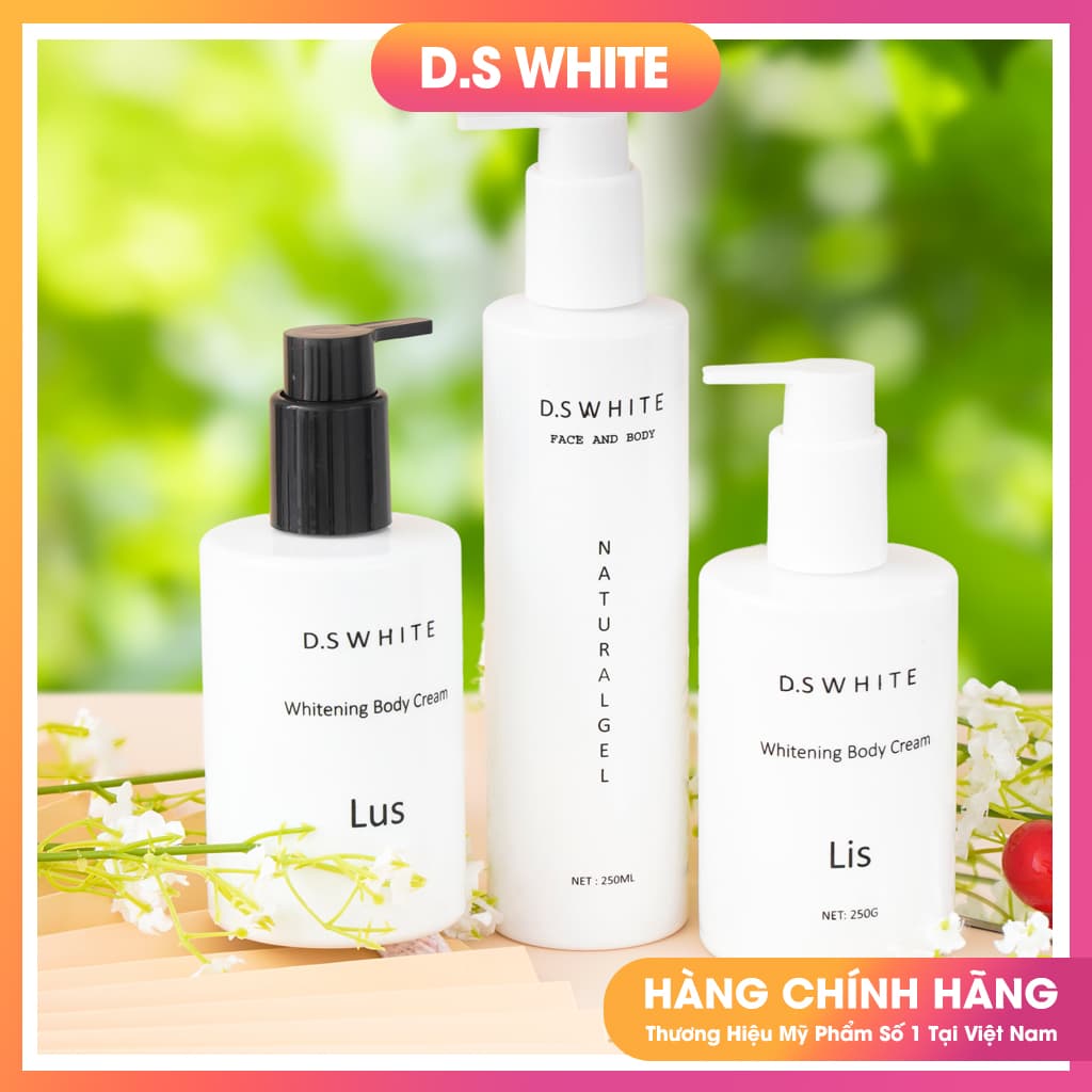 [HCM][COMBO]  Kem Dưỡng Trắng Da Body Lis + Lus + Tinh Chất Tắm Trắng Khô Kích Trắng Dưỡng Trắng Body Makeup Hiệu Quả