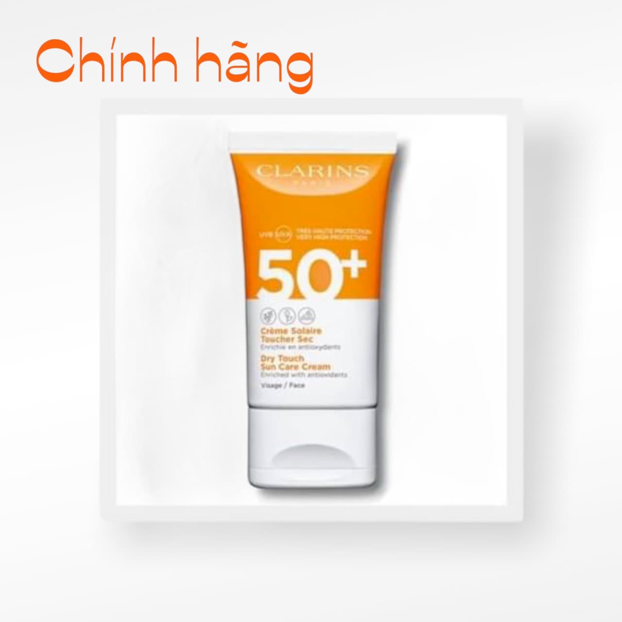 Kem chống nắng ngừa lão hóa da Clarins 50ML - Bill mua tại Pháp