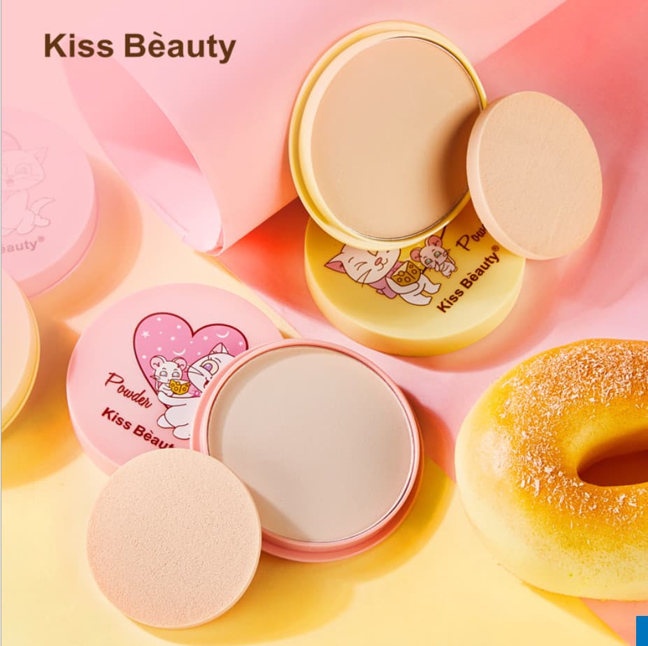 Phấn Nền Trang Điểm MÈO PHÔ MAI 81440 makeup powder kiềm dầu che khuyết điểm lâu trôi mềm mịn tự nhiên kiềm dầu nội địa chính hãng sỉ rẻ