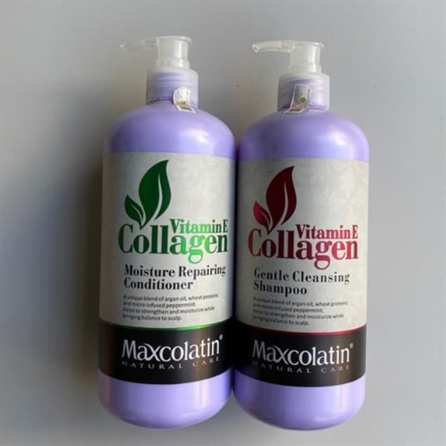 Cặp dầu gội xả MAXCOLATIN 500ml và 1000ml x2