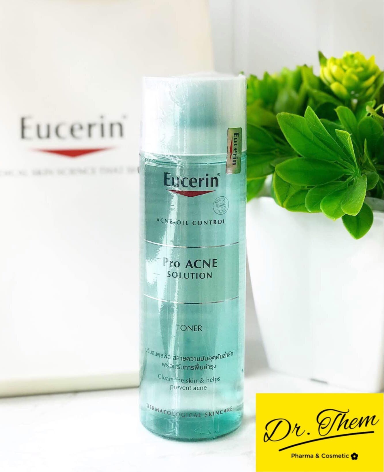Nước hoa hồng Eucerin Pro Acne Solution Toner 200ml - Dành Cho Da Mụn