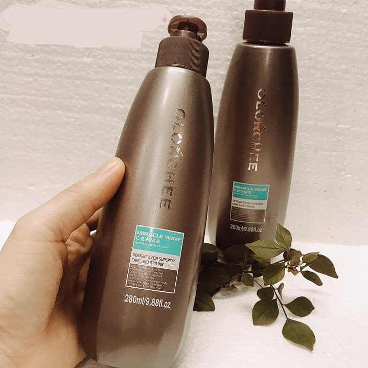 Kem dưỡng giữ nếp tạo kiểu tóc xoăn Olorchee miracle wave 280ml