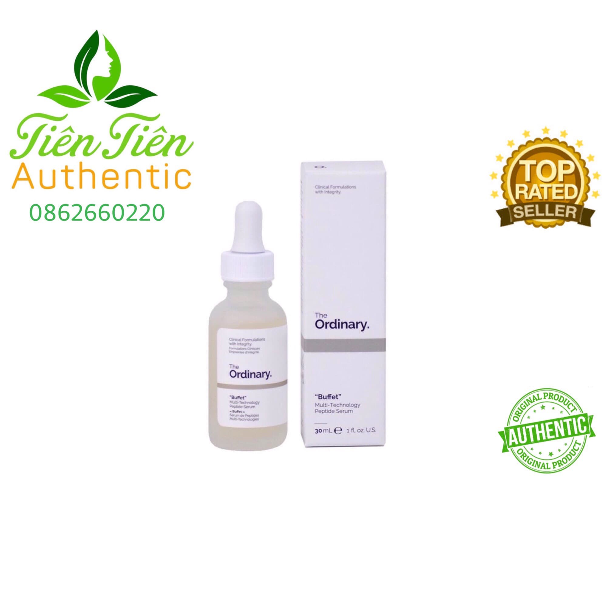TINH CHẤT CHỐNG LÃO HÓA TOÀN DIỆN THE ORDINARY BUFFET MULTI TECHNOLOGY PEPTIDE SERUM