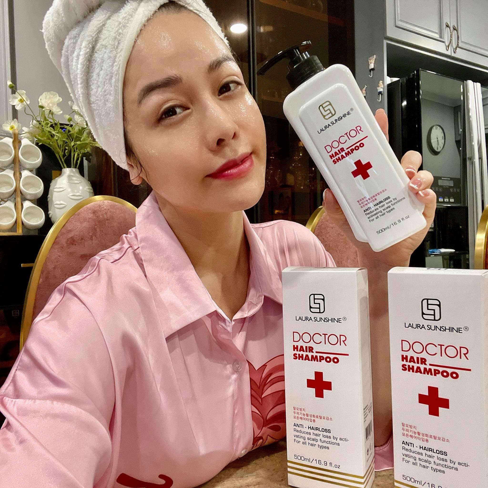 [HCM]Dầu gội hỗ trợ giảm rụng tóc kích thích mọc tóc giúp tóc khỏe Laura Sunshine Doctor Shampoo Hàn Quốc 500ml