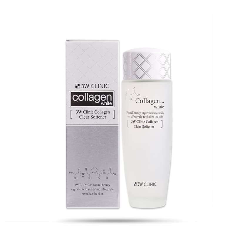 Nước hoa hồng trắng da 3W Clinic Collagen White 150ml