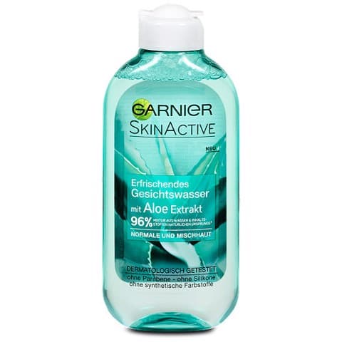 Nước hoa hồng lô hội Garnier Skin Active Aloe 200 ml - Đức