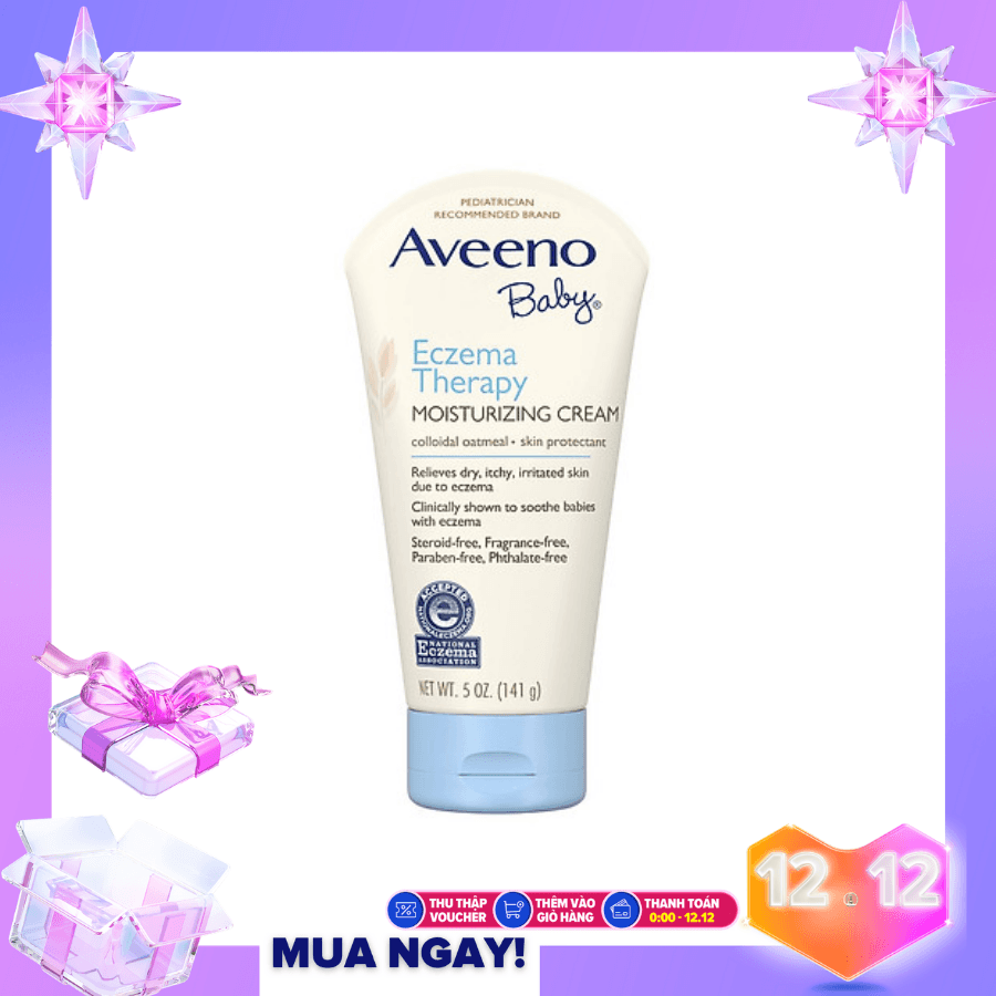 Kem Dưỡng Ẩm Trị Chàm Aveeno Baby Eczema Therapy Moisturizing Cream