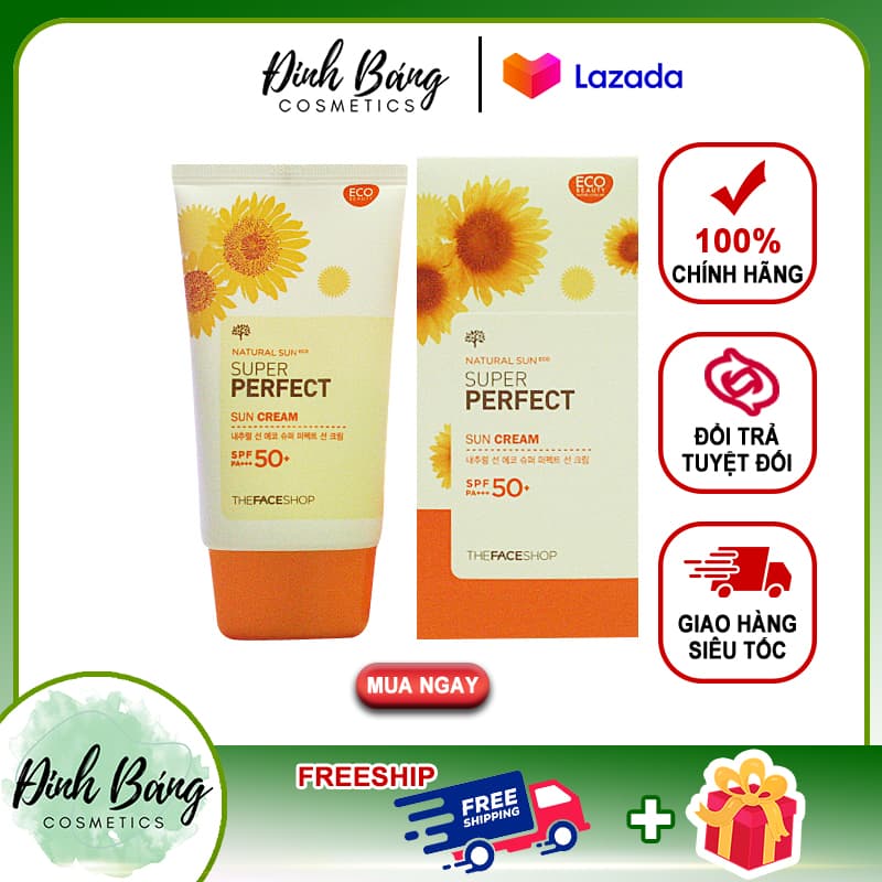 [HCM]Kem Chống Nắng The Face Shop 50ML - Kho Sỉ Đình Bằng