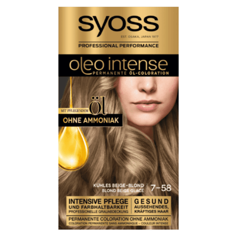 Syoss - Tẩy Tóc Syoss  - Thuốc Nhuộm Tóc Syoss 7-58- Thuốc Nhuộm Tóc Màu Ánh Vàng - Hàng Chuẩn Nội Địa Đức [Có Bill Đức]