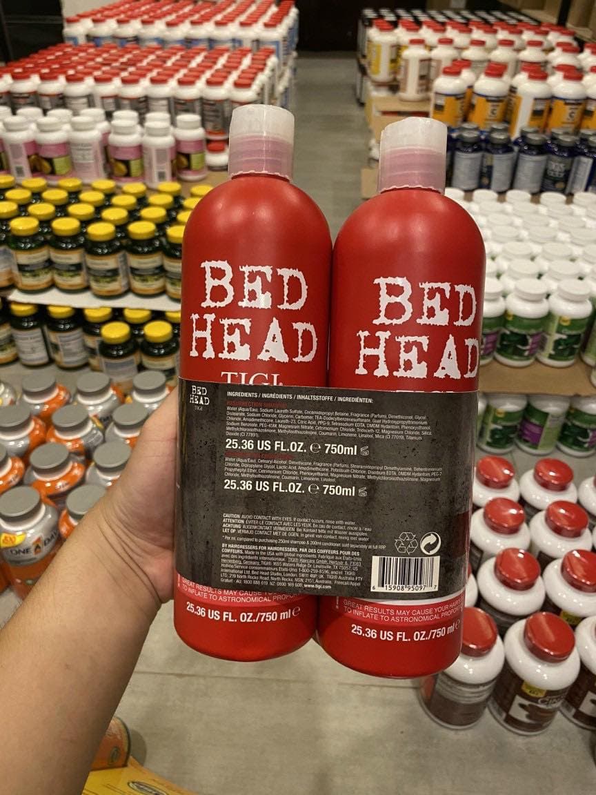 [HCM]Dầu Gội TIGI Đỏ TIGI BED HEAD Phục Hồi Hư Tổn Cấp Độ 3 (gội + Xả) Dầu Dưỡng Tóc Chính Hãng