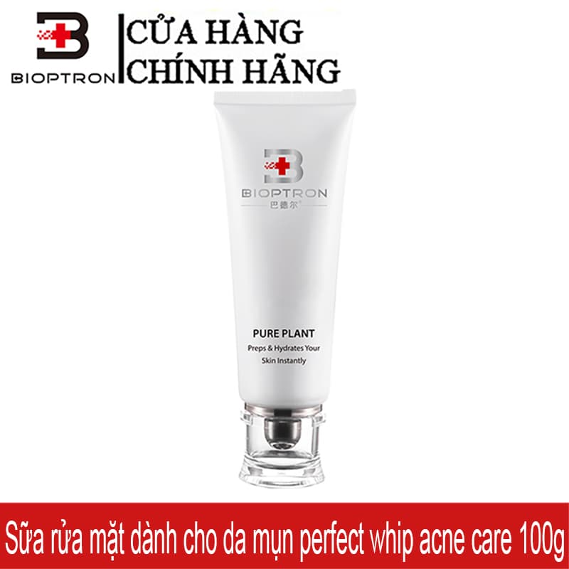 Bioptron Sữa rửa mặt dành cho da mụn Bioptron perfect whip acne care 100g