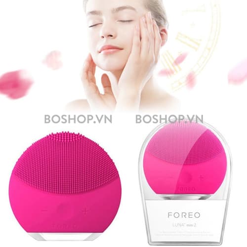 Máy rửa mặtphiên bản hàn quốc Massage mặt chăm sóc da siêu âm Mini Silicon USB (Có hộp 3 cấp độ nhiều màu)