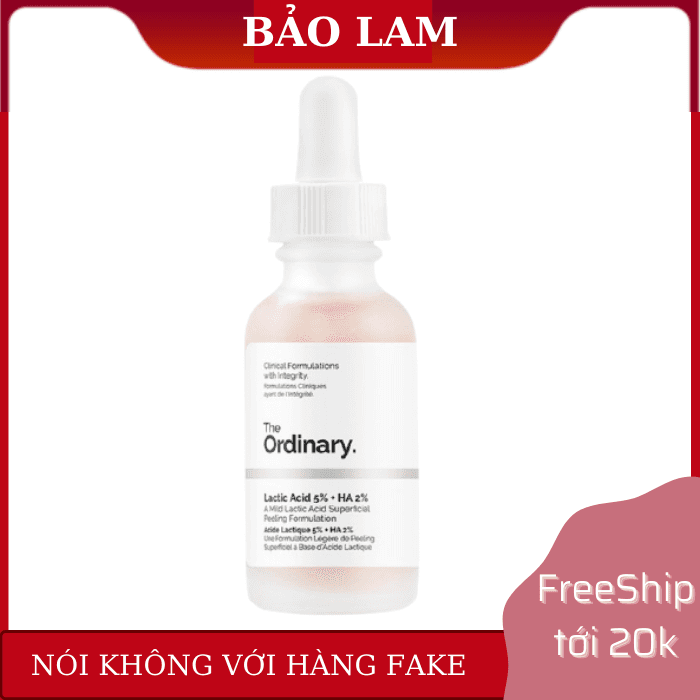 [HCM]The Ordinary Lactic Acid 5% + HA - Serum Làm Sáng Đều Màu Da