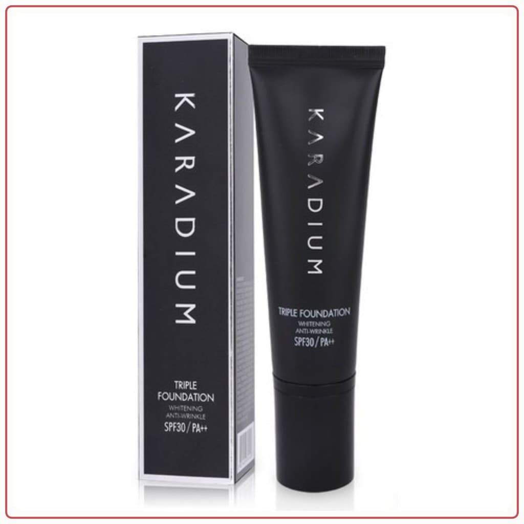 KEM NỀN KARADIUM SIÊU MỊN KIỀM DẦU Triple Foundation SPF30 PA++ DẠNG TÚY 50G FRORENCE86 STORE