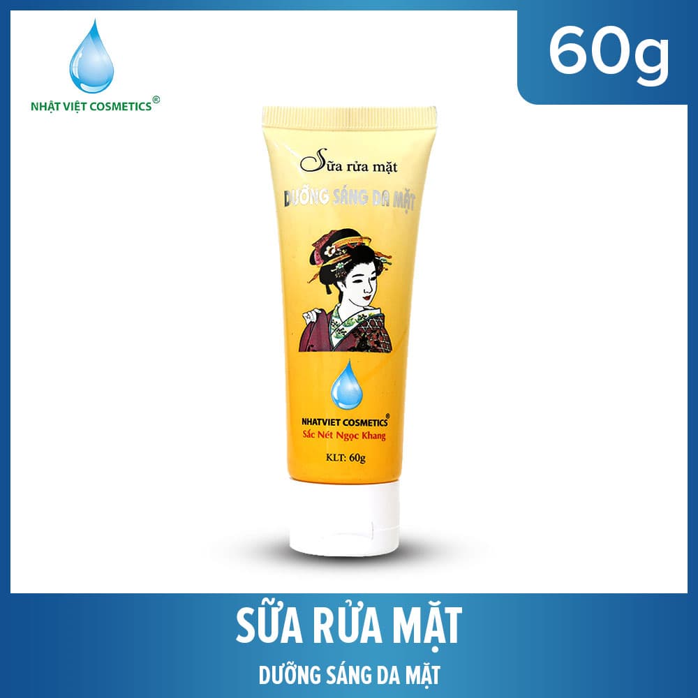 [60g] Sữa rửa mặt dưỡng sáng da mặt SẮC NÉT NGỌC KHANG - Mỹ phẩm Hà Linh
