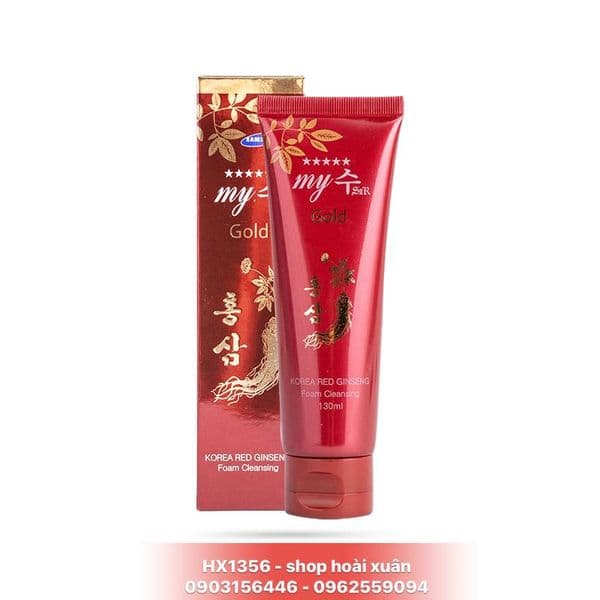[HCM]Sữa rửa mặt sâm đỏ my gold Hàn Quốc korea red ginseng - HX1356