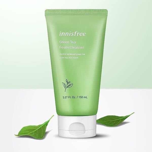 Sữa Rửa Mặt Trà Xanh Innisfree xách tay hàn quốc 150ml