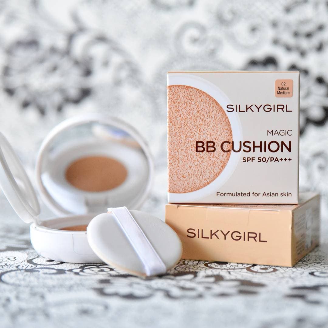 [HCM]SILKYGIRL PHẤN TƯƠI MAGIC BB CUSHION-01 NATURAL LIGHT