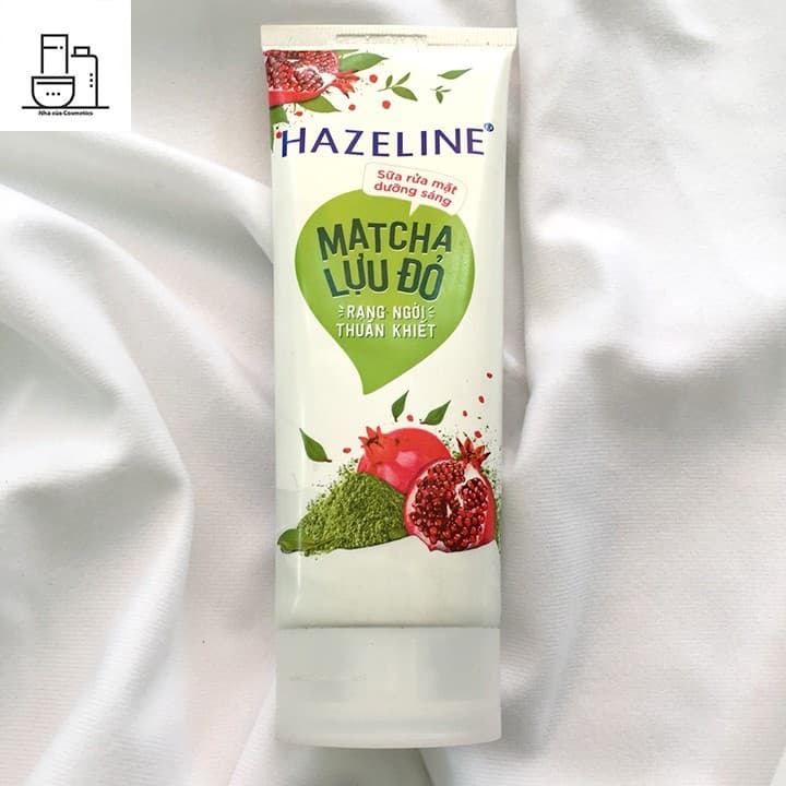 Sữa Rửa Mặt Mờ Vết Thâm Mụn Hazeline Matcha Lựu đỏ 100gr