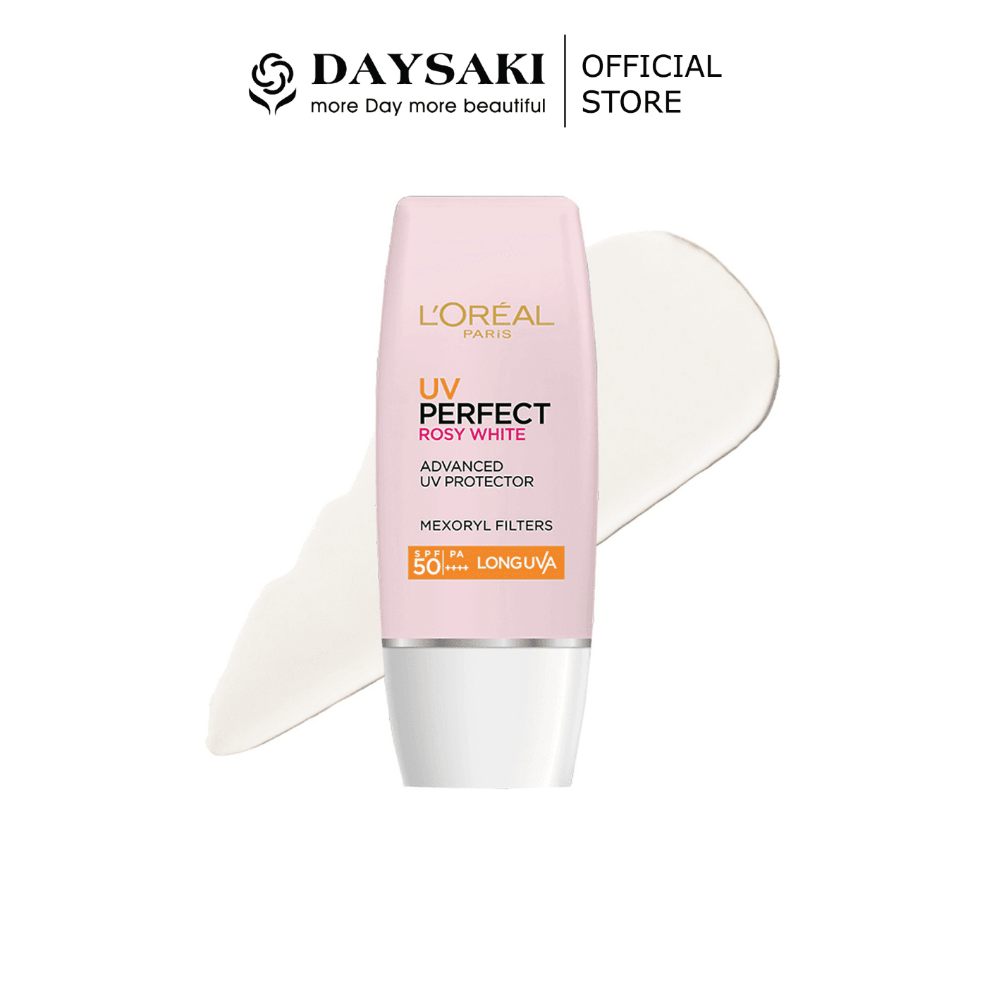 [HCM]L’Oreal Kem Chống Nắng Dưỡng Trắng Da Rosy White SPF50+/PA ++++ 30ml