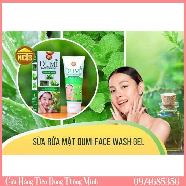 Sữa Rửa Mặt DUMI Face Wash gel (NCT3) 100ml