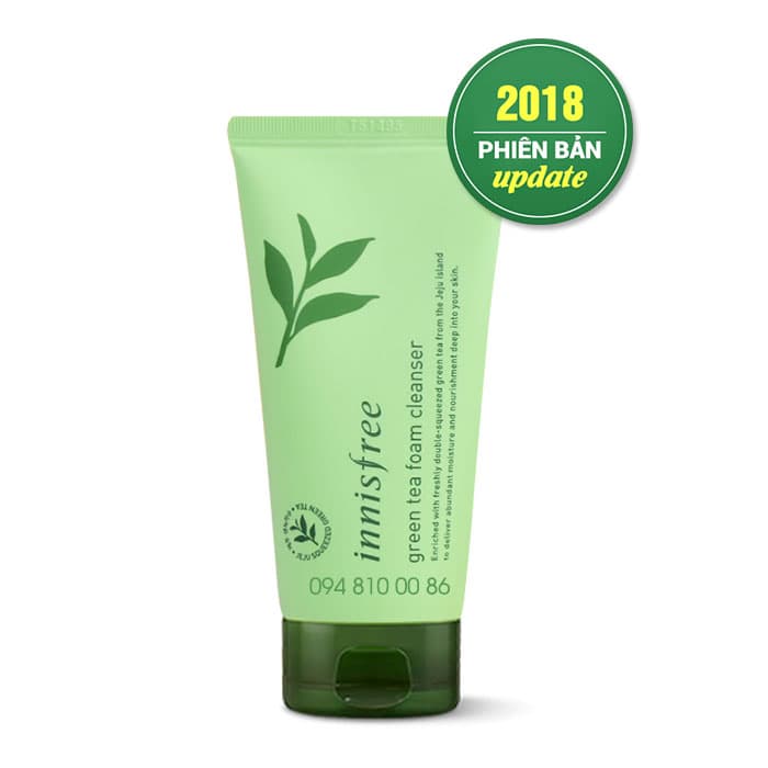 Sữa Rửa Mặt Trà Xanh In-nisfree