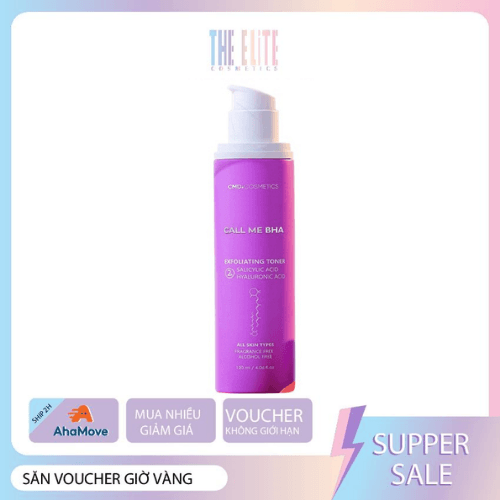 [HCM]Nước hoa hồng call me BHA 2% salicylic Acid CMD Cosmetics Toner 120ml