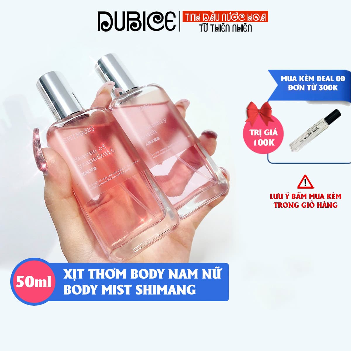 [TP.HCM] Nước hoa nữ ShiMang - Xịt Thơm Toàn Thân Body Mist ShiMang 50ML Hàng Chính Hãng