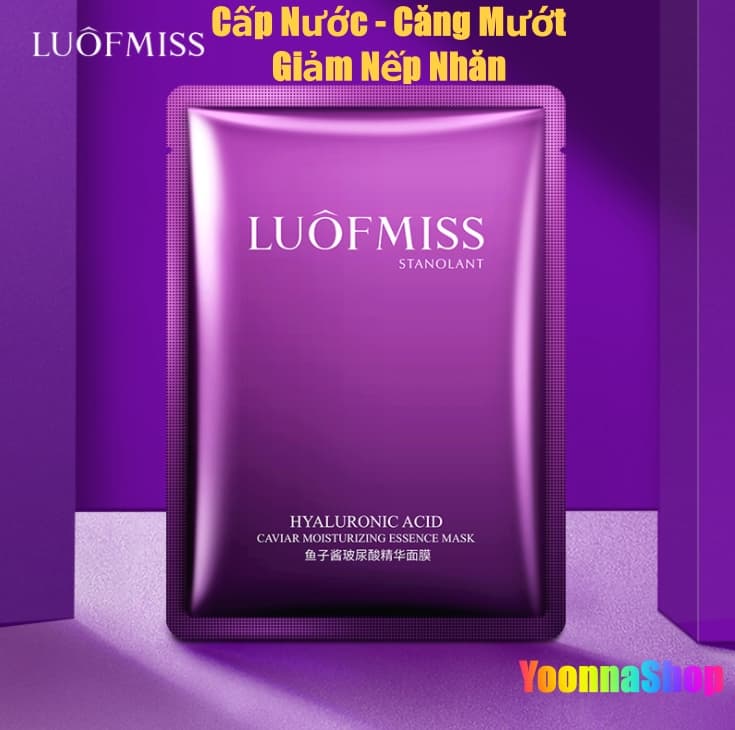 [HCM]COMBO 10 Mặt Nạ Dưỡng Da LUOF MISS Tinh Chất Hyaluronic Acid  - Cấp Nước Căng Mướt Giảm Nếp Nhăn Và Chống Lão Hóa