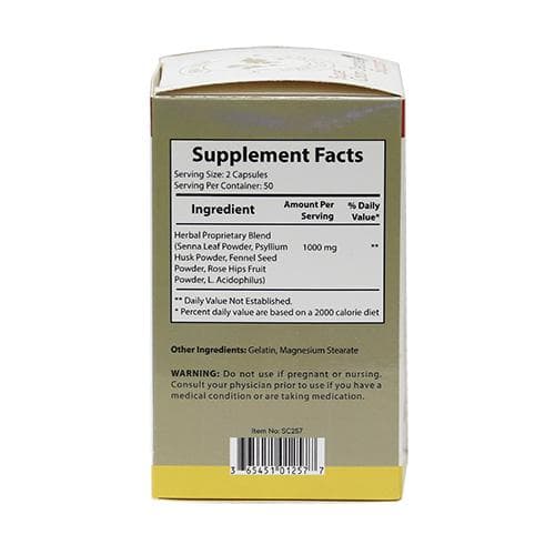 UBB® Super Colon Cleanser Support giúp giảm táo bón và tăng cường sức khoẻ đại tràng lọ 100v nhập khẩu Mỹ