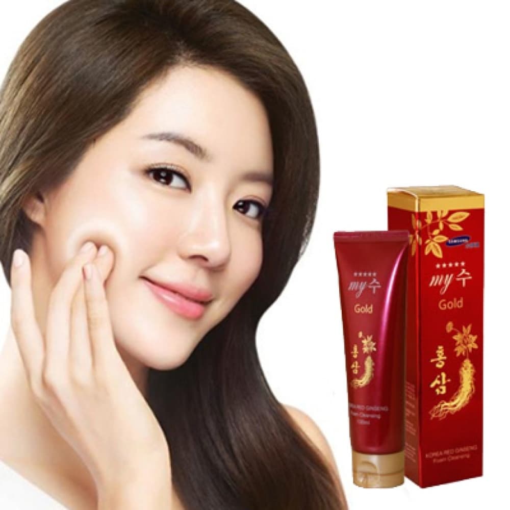 Sữa rửa mặt hồng sâm My Gold Korea Red Ginseng Foam Cleanser 130ml