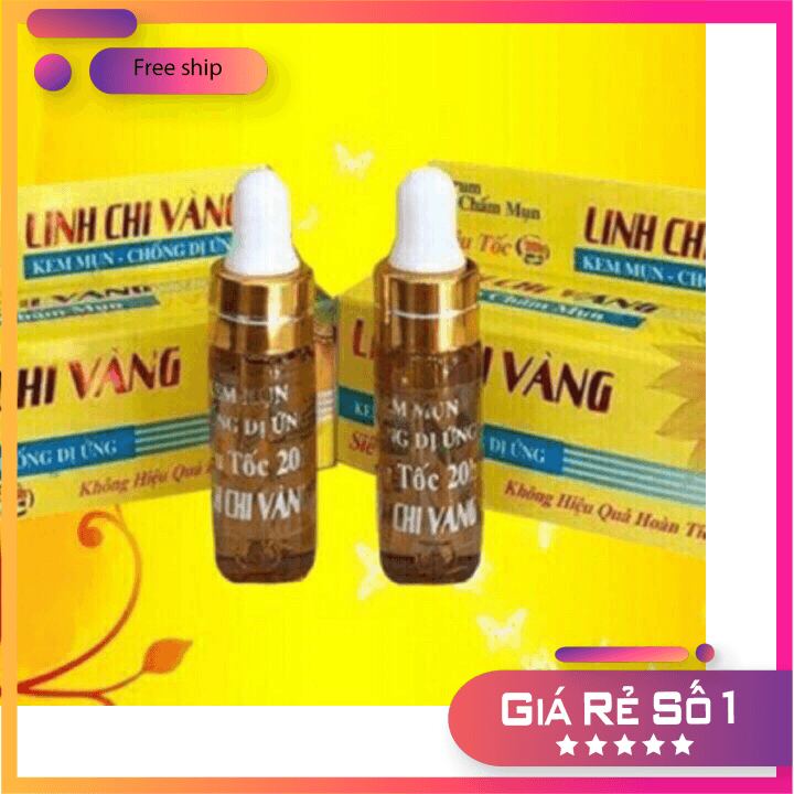 [HCM]Serum mụn linh chi vàng CHÍNH HÃNG