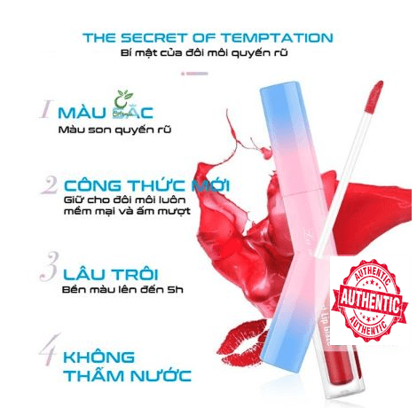 [HCM]Son kem lì LAMEILA Velvet lip glaze lên màu cực xinh cực HOT