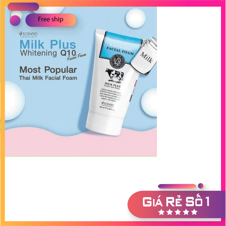 Sữa Rửa Mặt Beauty Buffet Con Bò Thái Whitening Facial Foam - Tạo Bọt Dưỡng Trắng 100ml CHÍNH HÃNG